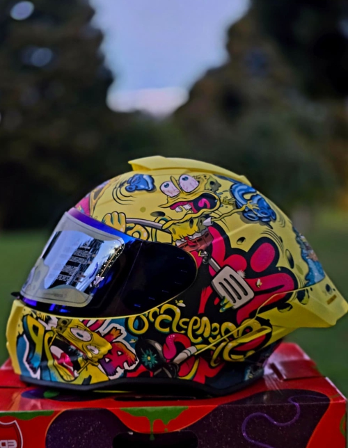 Casco NICK Integral Shanghai Bob Esponja Certificación DOT I ECE - Imagen 3