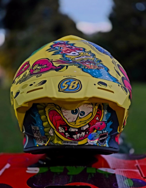Casco NICK Integral Shanghai Bob Esponja Certificación DOT I ECE - Imagen 5