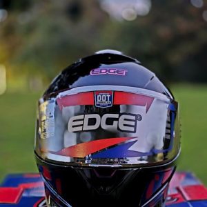Casco EDGE Integral Shanghai Sólido Logo Rosa Certificación DOT I ECE