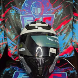 Casco Xtrong Negro-Blanco