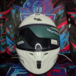 Casco Xtrong Blanco - Aleron Negro