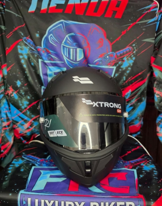 Casco Xtrong Negro Mate